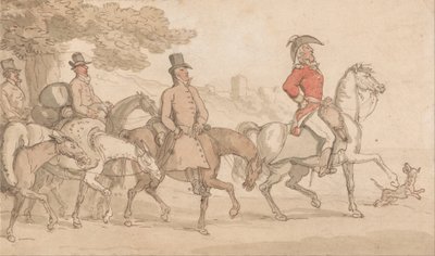 The Military Adventures of Johnny Newcome by Thomas Rowlandson